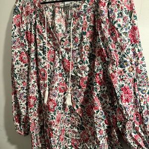Large Old Navy Floral Blouse